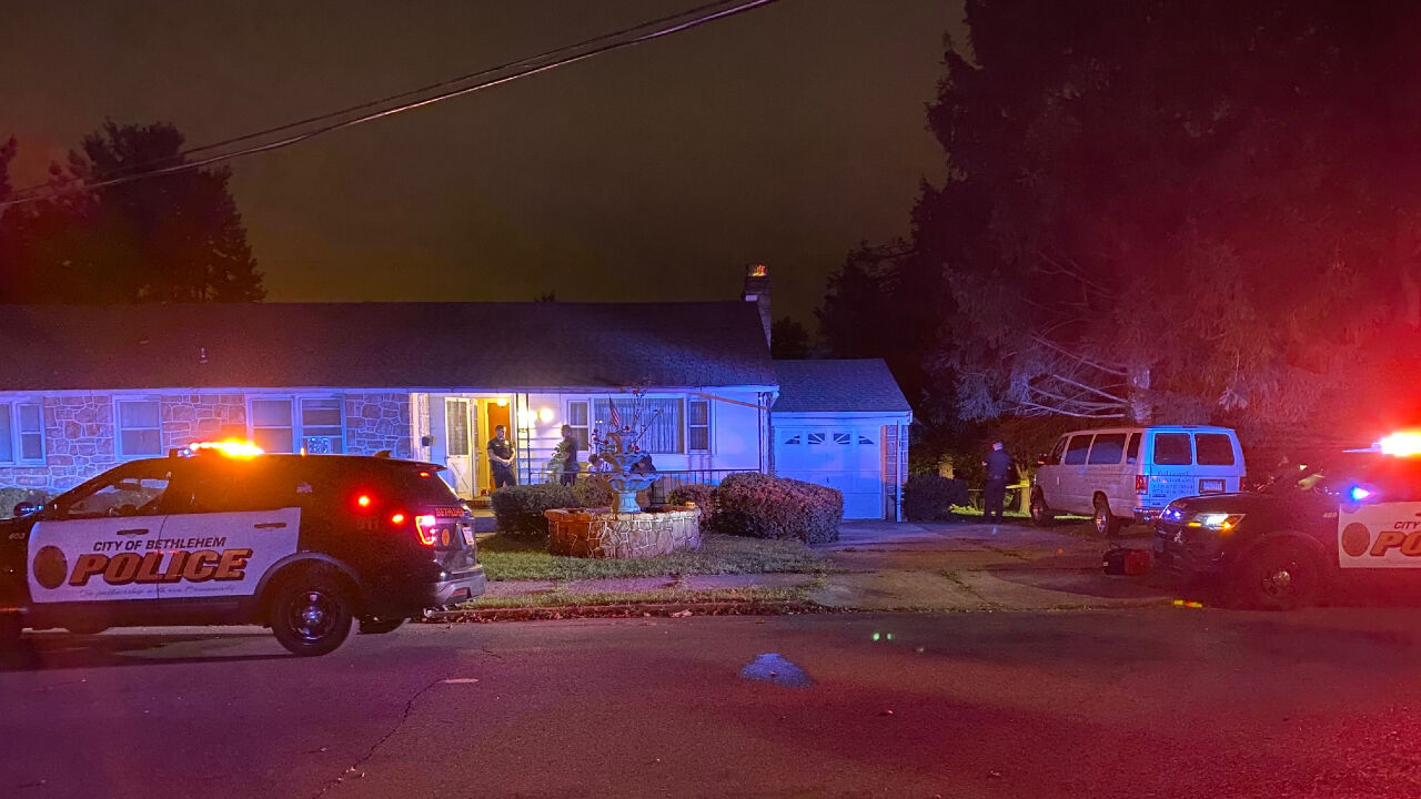 Bethlehem shooting scene Fairland Avenue home
